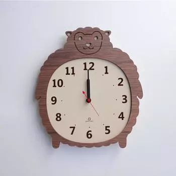 Часы Зоопарк Настенные часы Овца YK14-003-Овца коричневый