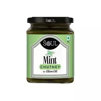 Чатни Soul Mint в оливковом масле 270 грамм — освежающая смесь для ярких вкусов