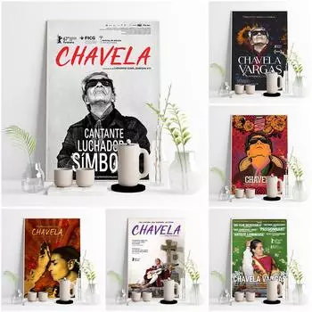 Chavela Американский документальный графический художественный постер с фильмом Наклейка на стену Современная картина маслом Кино Видео комната Спальня 21cm30cm NoFrame