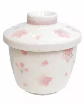 Chawanmushi tableware Sakura Sakura steamed bowl for commercial use Mino ware 22a198-21