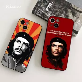 Че Гевара Курение Гевара сигарный лидер Чехол для телефона 14 11 12 Pro 8 7 14 Plus X Pro 14 MAX 13 MINI XR XS 14 13 Мягкие чехлы для телефонов iphone XR