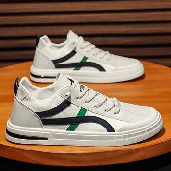 Cheap Men Shoes Sneakers Fashion Non-Leather Men s Casual Shoes Breathable Summer Slip On Sneakers Men Flat Loafers Man 2024 39