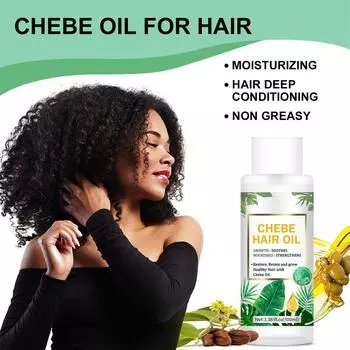 Chebe Hair Care Essential-oil 100ml Восстановленные сухие волосы Химическая завивка и окрашивание Поврежденные волосы Жирные мягкие блестящие эфирные масла One Size
