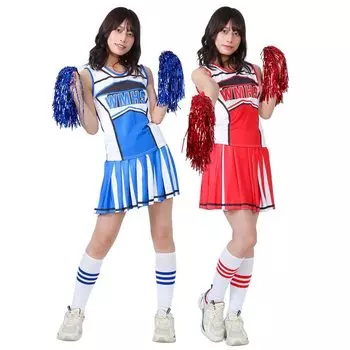 Cheerleading Costume with Cheerleader Halloween e0110 [monoii] Pom-Poms, Costume, Costume,