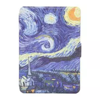 Чехлы для электронных книг, окрашенный защитный чехол из искусственной кожи для электронной книги Paperwhite123