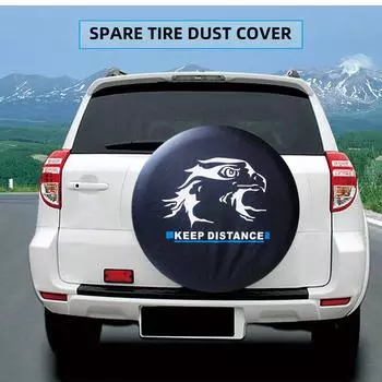 Чехлы для автомобильных колес 14/15/16/17 дюймов, защитные сумки для хранения запасных шин, чехлы из ПВХ-кожи, пыленепроницаемые, водонепроницаемые, автомобильные колесные детали