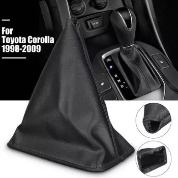 Чехлы для чехлов Gear Gaiter для Toyota Corolla 1998 1999 2000 2001 2002 из искусственной кожи