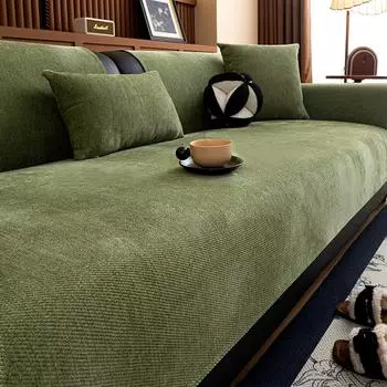 Чехлы для диванных подушек, чехлы для диванов, нескользящие чехлы для диванных подушек, подлокотники для гостиной, универсальные чехлы для диванов из синели, 6 цветов 70X70