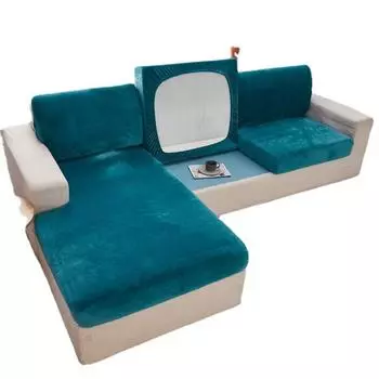 Чехлы для диванных подушек, чехлы для диванов Comfort Magic, моющиеся, устойчивые к растяжению, для подушек на стулья, защитные чехлы для мебели, для домашних животных, секционные чехлы 45*45cm-Pillow cover-1pc