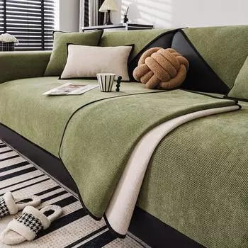 Чехлы для диванных подушек из шенилла, подушки для сидений, летние, современные, легкие, роскошные, простые, противоскользящие, коврики для дивана 70X70cm 1pc