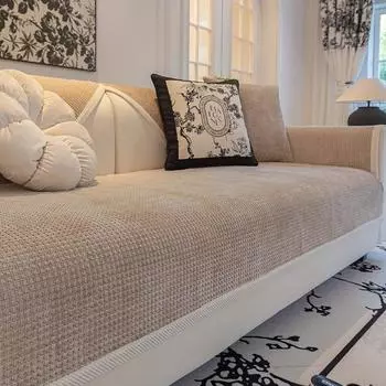 Чехлы для диванных подушек из синели, тканевый коврик, универсальный чехол на четыре сезона, нескользящая подушка American Sense 70*70cm