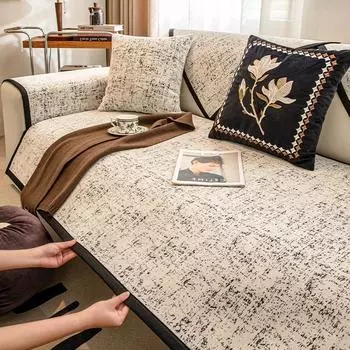 Чехлы для диванов из шенилла, нескользящие, роскошные, коврики для диванов, универсальные чехлы для диванных подушек Four Seasons, подлокотники, полотенца для дома A 70x70