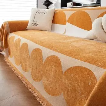 Чехлы для диванов из шенилла, пледы для ковриков, пледы для дома, гостиной, современный свет, роскошь, походное одеяло для пикника 180x130
