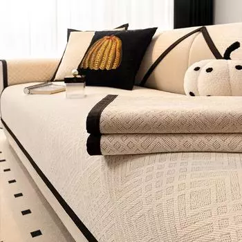 Чехлы для диванов из шенилла сплошного цвета, нескользящие чехлы для полотенец, чехлы для диванов, чехлы для угловых диванов, подушки для сидений, защита мебели для гостиной 70x70