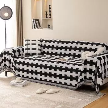 Чехлы для диванов из синели, устойчивые к царапинам, полотенце, универсальный универсальный нескользящий чехол для дивана Four Seasons, универсальный пылезащитный чехол 180*130cm