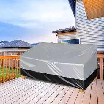 Чехлы для диванов на открытом воздухе, чехлы для стульев, патио, садовой мебели, водонепроницаемые, многоразмерные S(85*80*91.5cm)cm