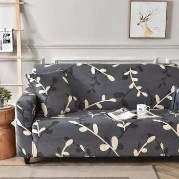 Чехлы для диванов с геометрическим рисунком для гостиной, современные эластичные чехлы для диванов, чехлы для угловых диванов, чехлы для кресел и диванов, 1/2/3/4 сиденья, 1 шт. S ( AF-90-140cm)1pc