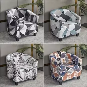 Чехлы для диванов с тропическими растениями, одноместные чехлы для диванов, эластичные чехлы для кресел из спандекса для гостиной, защитный чехол для мебели