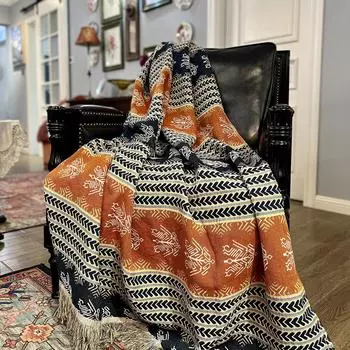 Чехлы для диванов в богемном стиле. Чехлы для диванов из синели. Подушки для диванов. Чехлы для диванов. Универсальный универсальный вариант. 150*200cm