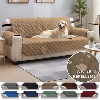 Чехлы для диванов, водонепроницаемые чехлы для диванов, 1/2/3/4-местные, нескользящий чехол для детей, домашних животных, моющаяся защита для дивана с эластичным ремешком 1 Seater