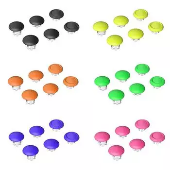 Чехлы для джойстиков, 6 шт., противоскользящие аксессуары для PS5 Edge Elite Joystick Game AU оранжевый