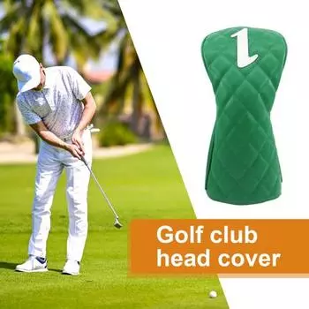 Чехлы для головок клюшек для гольфа, пылезащитный чехол для паттера из искусственной кожи, однотонная плюшевая подкладка, чехол для клюшек для гольфа, подарок для гольфистов 3 темно-синий