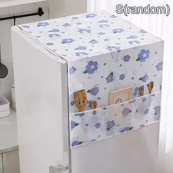 Чехлы для холодильников Пылезащитный мешок для хранения Чехол для стиральной машины Моющиеся чехлы Peva Организация хранения в доме S