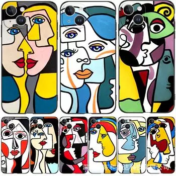 Чехлы для iPhone с абстрактным рисунком Пикассо для Apple iPhone 14 13 12 11 Pro Max iPhone 12
