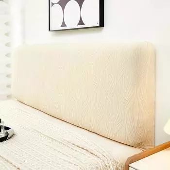 Чехлы для изголовья кровати, чехлы для изголовья кровати, эластичные чехлы для изголовья кровати, небольшой квадратный жаккардовый пылезащитный чехол для обитого изголовья кровати L120cmX H50-60cm