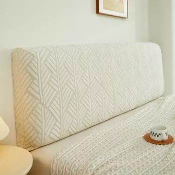 Чехлы для изголовья кровати размера Queen Cal King Size, чехлы для изголовья кровати из жаккарда, пылезащитный защитный чехол для декора спальни L1.2M(1.1M-1.3M)X H0.6M