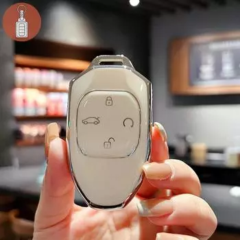 Чехлы для ключей из ТПУ для GAC Motor GN8 2022 2023 Trumpchi 2021 Empow J15 J16 GS8 чёрный