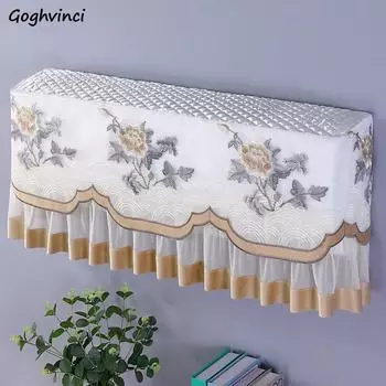 Чехлы для кондиционеров Бытовая современная роскошь Все включено Универсальный цветочный плиссированный домашний декор Пылезащитный протектор для кондиционера 80-88cm