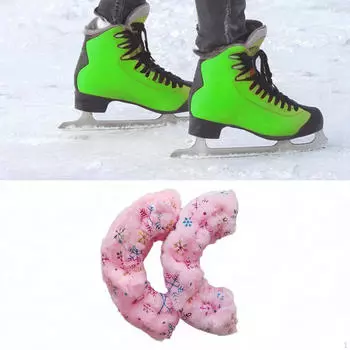 Чехлы для лезвий коньков, хоккейные щитки, протекторы для коньков розовый