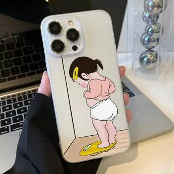 Чехлы для мобильных телефонов iPhone 11 13 15 Pro Max 12 14 Pro Max Чехол для iPhone 16 15 Plus 13 Pro 12 Матовая текстура с рисунком в виде мультяшных цветов iPhone 11 белый