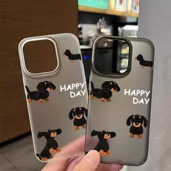 Чехлы для мобильных телефонов iPhone 11 13 15 Pro Max 12 14 Pro Max Чехол для iPhone 16 15 Plus 13 Pro 12 Матовая текстура с рисунком в виде мультяшных цветов iPhone 11 белый