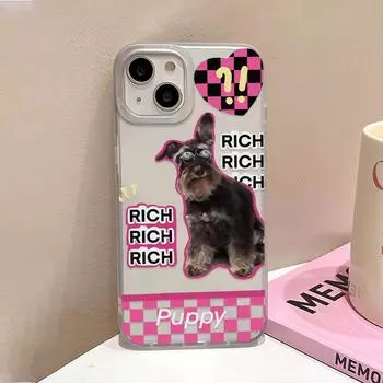 Чехлы для мобильных телефонов iPhone 11 13 15 Pro Max 12 14 Pro Max Чехол для iPhone 16 15 Plus 13 Pro 12 Матовая текстура с рисунком в виде мультяшных цветов iPhone 11 белый