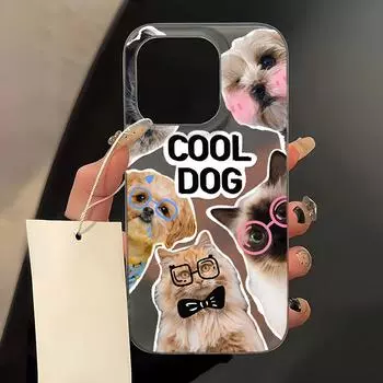 Чехлы для мобильных телефонов iPhone 11 13 15 Pro Max 12 14 Pro Max Чехол для iPhone 16 15 Plus 13 Pro 12 Матовая текстура с рисунком в виде мультяшных цветов iPhone 11 белый