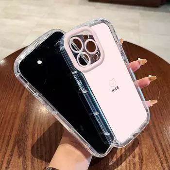 Чехлы для мобильных телефонов iPhone 11 13 XR 15 Pro Max 12 14 Pro Max чехол для iPhone 16 7 Plus 8 Plus XS Max Мультяшный узор Защита от падений Ударопрочный iPhone 6&6s зелёный