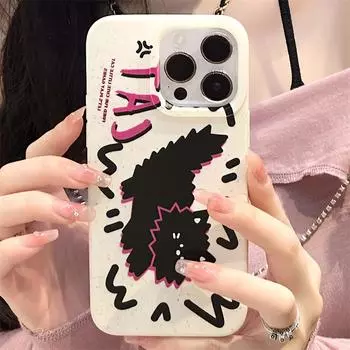 Чехлы для мобильных телефонов iPhone 11 13 XR 15 Pro Max 12 14 Pro Max Чехол для iPhone 16 7 Plus 8 Plus XS Max Разлагаемые и экологически чистые, устойчивые к падениям iPhone XS Max белый