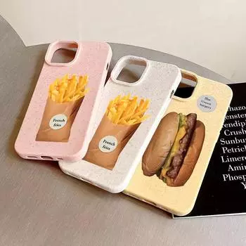 Чехлы для мобильных телефонов iPhone 11 13 XR 15 Pro Max 12 14 Pro Max Чехол для iPhone 16 7 Plus 8 Plus XS Max Разлагаемые и экологически чистые, устойчивые к падениям iPhone XS Max розовый