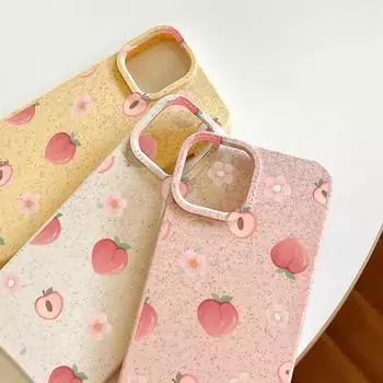 Чехлы для мобильных телефонов iPhone 11 13 XR 15 Pro Max 12 14 Pro Max Чехол для iPhone 16 7 Plus 8 Plus XS Max Разлагаемые и экологически чистые, устойчивые к падениям iPhone XS Max розовый