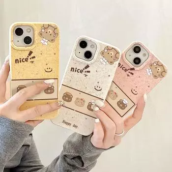 Чехлы для мобильных телефонов iPhone 11 13 XR 15 Pro Max 12 14 Pro Max Чехол для iPhone 16 7 Plus 8 Plus XS Max Разлагаемые и экологически чистые, устойчивые к падениям iPhone XS Max розовый