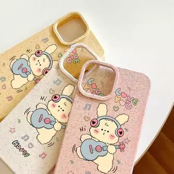 Чехлы для мобильных телефонов iPhone 11 13 XR 15 Pro Max 12 14 Pro Max Чехол для iPhone 16 7 Plus 8 Plus XS Max Разлагаемые и экологически чистые, устойчивые к падениям iPhone XS Max жёлтый