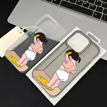 Чехлы для мобильных телефонов iPhone 11 13 15 Pro Max 12 14 Pro Max Чехол для iPhone 16 15 Plus 13 Pro 12 Mini 13 Mini Матовая текстура Нарисованные мультяшные цветы iPhone 11 белый