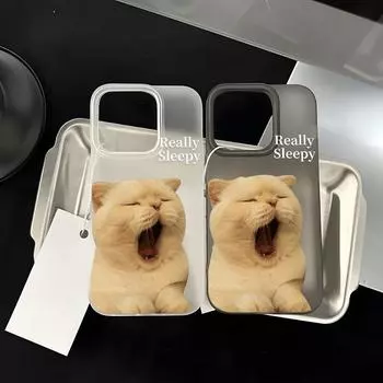 Чехлы для мобильных телефонов iPhone 11 13 15 Pro Max 12 14 Pro Max Чехол для iPhone 16 15 Plus 13 Pro 12 Mini 13 Mini Матовая текстура Нарисованные мультяшные цветы iPhone 11 белый