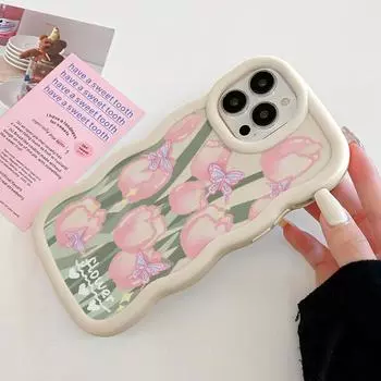 Чехлы для мобильных телефонов iPhone 11 13 XR 15 Pro Max 12 14 Pro Max Чехол для iPhone 16 7 Plus 8 Plus XS Max 15 Plus Macaron Cartoon Cute Anti-Drop Водонепроницаемый iPhone 11 Pro Max красный