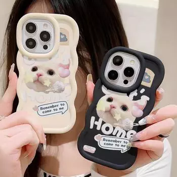 Чехлы для мобильных телефонов iPhone 11 13 XR 15 Pro Max 12 14 Pro Max Чехол для iPhone 16 7 Plus 8 Plus XS Max 15 Plus Macaron Cartoon Cute Anti-Drop Водонепроницаемый iPhone 11 Pro Max чёрный