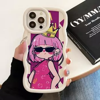 Чехлы для мобильных телефонов iPhone 11 13 XR 15 Pro Max 12 14 Pro Max Чехол для iPhone 16 7 Plus 8 Plus XS Max 15 Plus Macaron Cartoon Cute Anti-Drop Водонепроницаемый iPhone 11 Pro Max белый