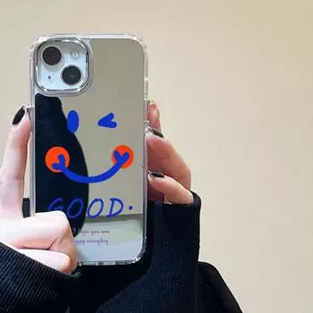 Чехлы для мобильных телефонов iPhone 11 13 XR 15 Pro Max 12 14 Pro Max Чехол iPhone 16 XS Max Зеркальный защитный чехол Зеркальный Изысканный мультяшный водонепроницаемый iPhone 11 Pro Max старый кружева