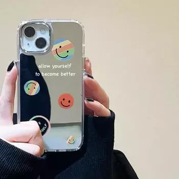 Чехлы для мобильных телефонов iPhone 11 13 XR 15 Pro Max 12 14 Pro Max Чехол iPhone 16 XS Max Зеркальный защитный чехол Зеркальный Изысканный мультяшный водонепроницаемый iPhone 11 Pro Max серебряный песка